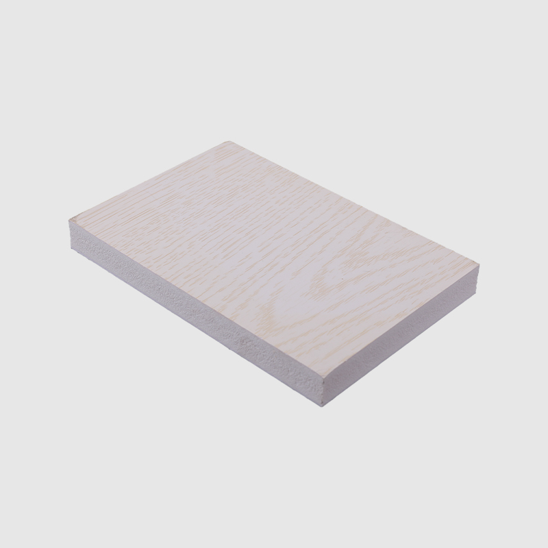 1220*2440*15mm UV bersalut pvc cahaya lembaran bijirin PVC papan dinding untuk hiasan dalaman